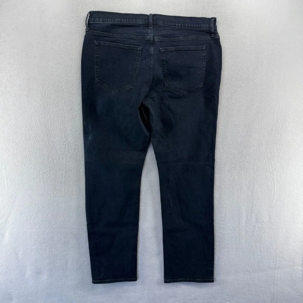 J.Crew Jeans Mens 34x30 Dark Straight Flex Denim Casual Cotton Flex 5 Pocket
